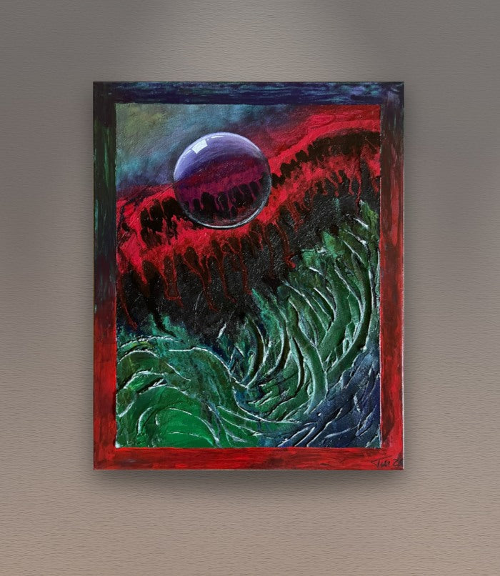 Acrylbilder mit Strukturpaste