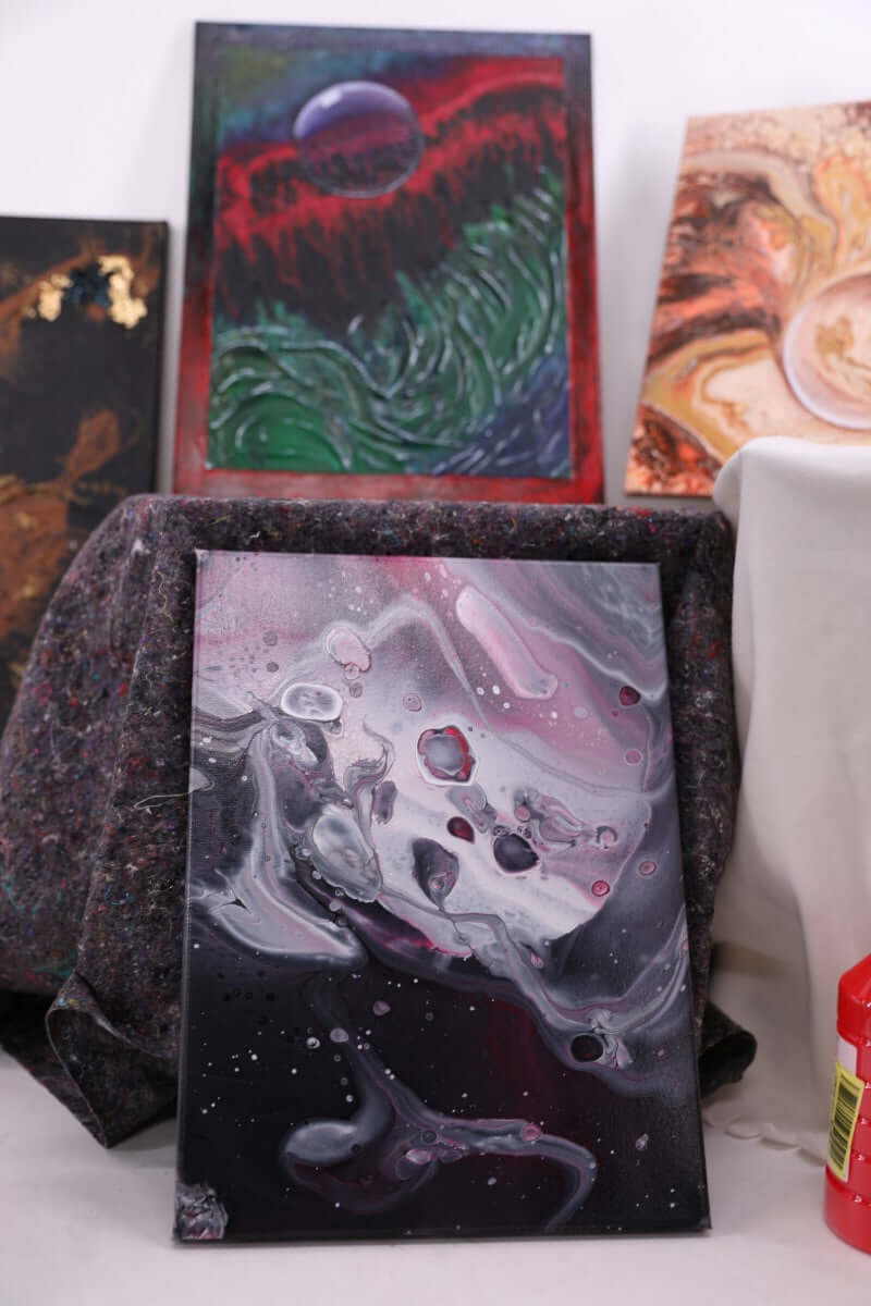 abstrakte Acrylkunst