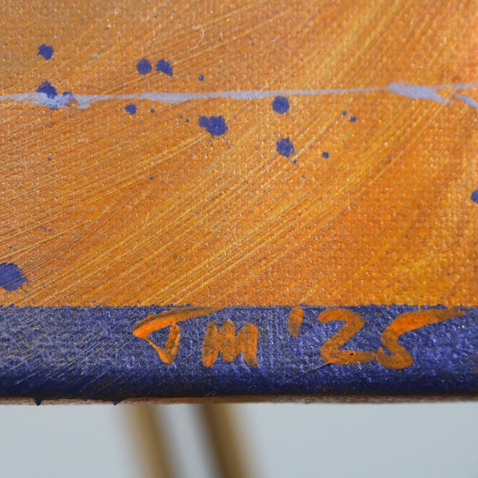 Abstraktes Acrylbild Sonnenklang 40cm x 30cm