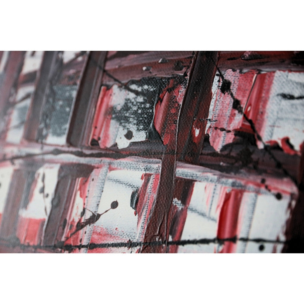 Acrylbild Ruf des Zorns Detailaufnahme