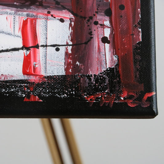 Abstraktes Acrylbild Ruf des Zorns 50cm x40cm