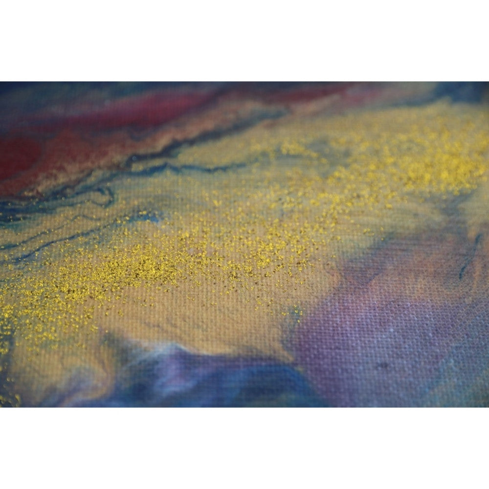 Blauer Wirbel 50cm x 40cm