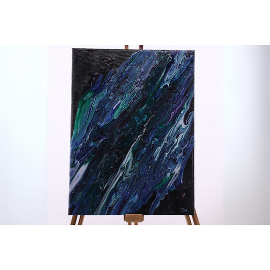 Nordlichtfluss 30cm x 40cm