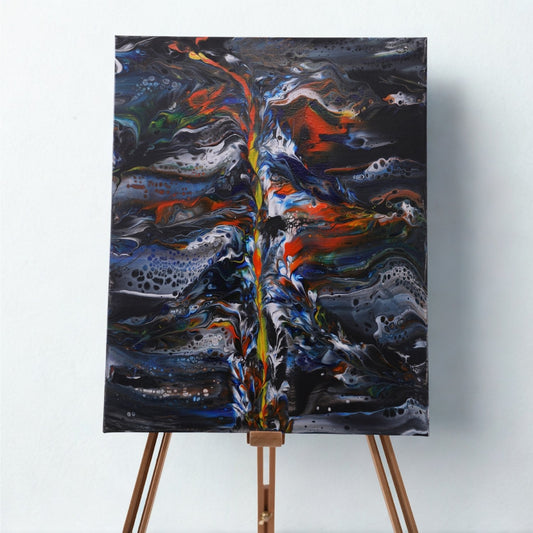 Acrylic Pouring Bild Flux 40cm x 50cm