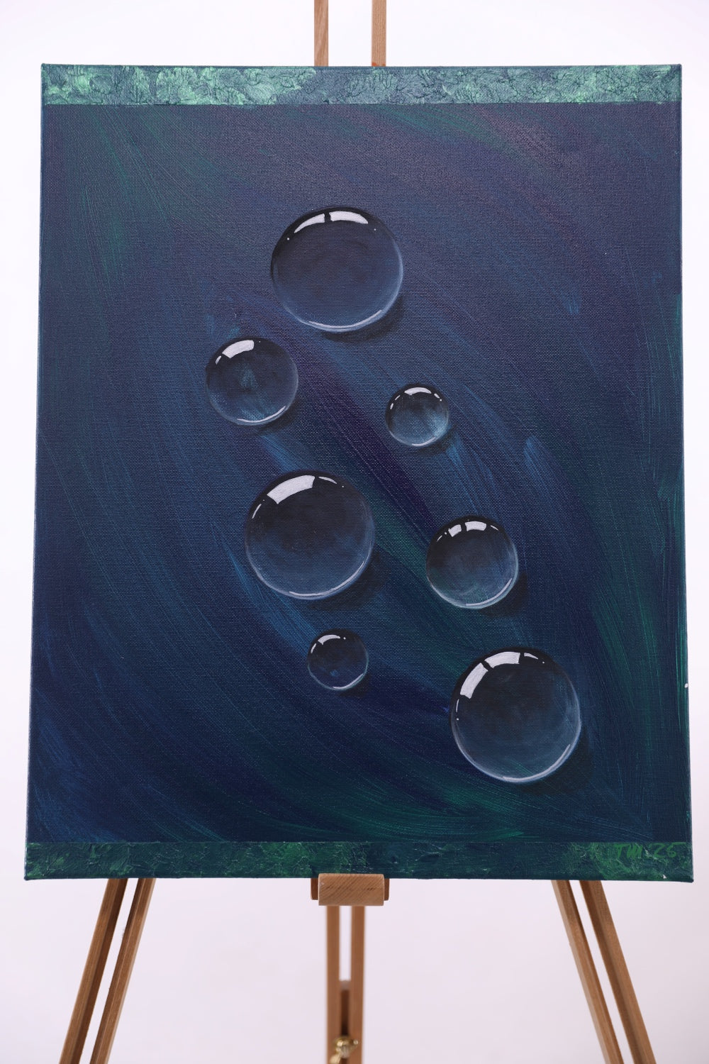 Im Aufstieg der Blasen 40cm x 50cm