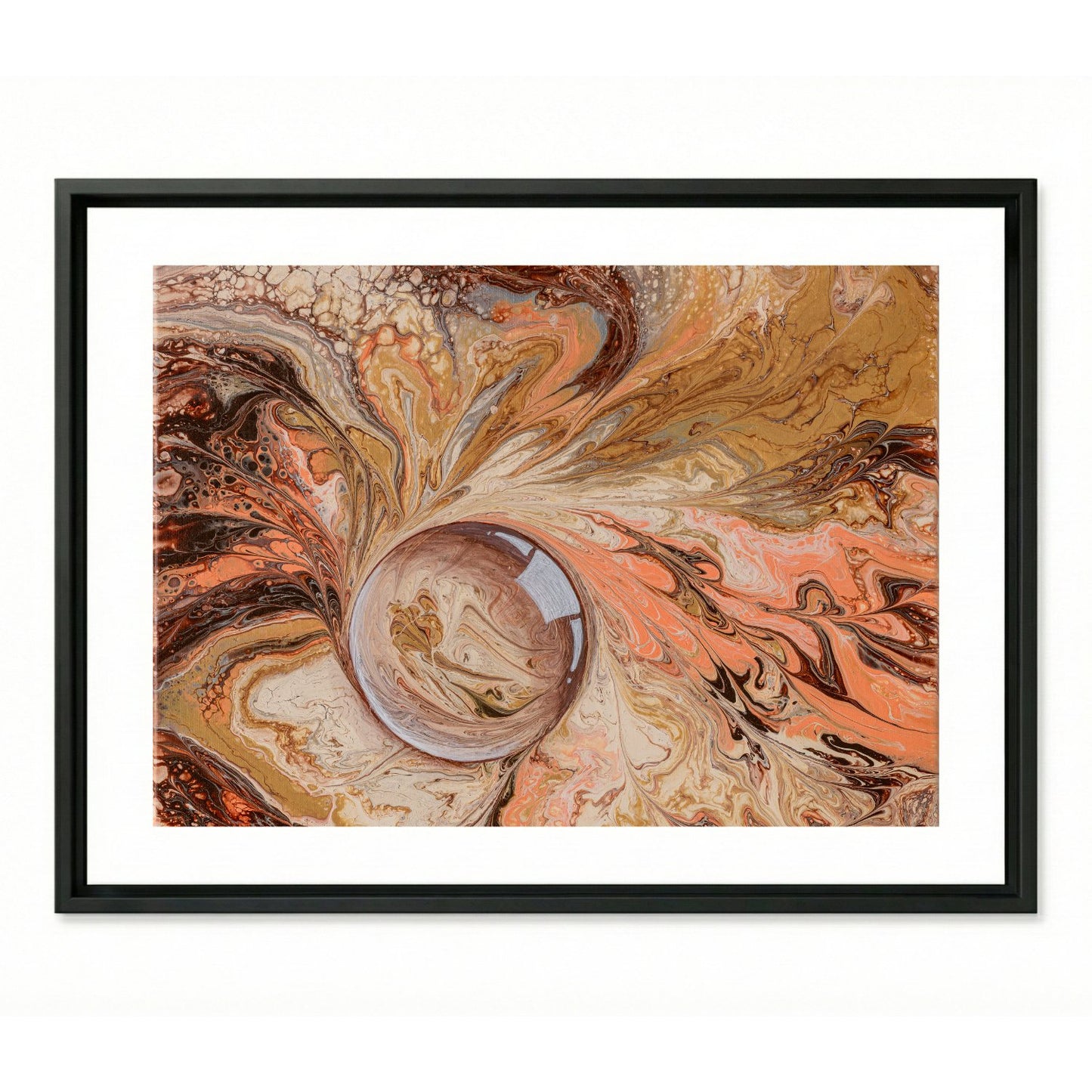 Kunstdruck Poster "Fließende Dimensionen"