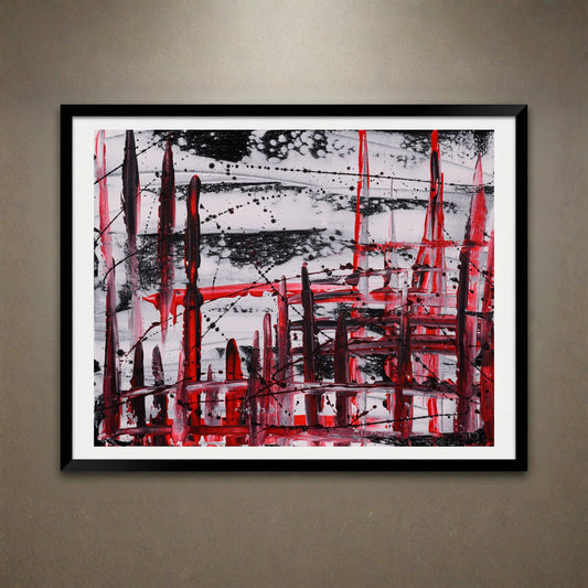 Kunstdruck Poster "Ruf des Zorns"