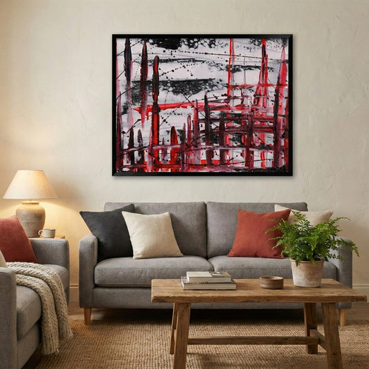 Kunstdruck auf Leinwand "Ruf des Zorns"