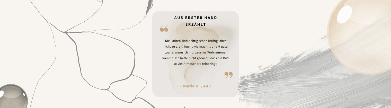 Testimonial von Maria K