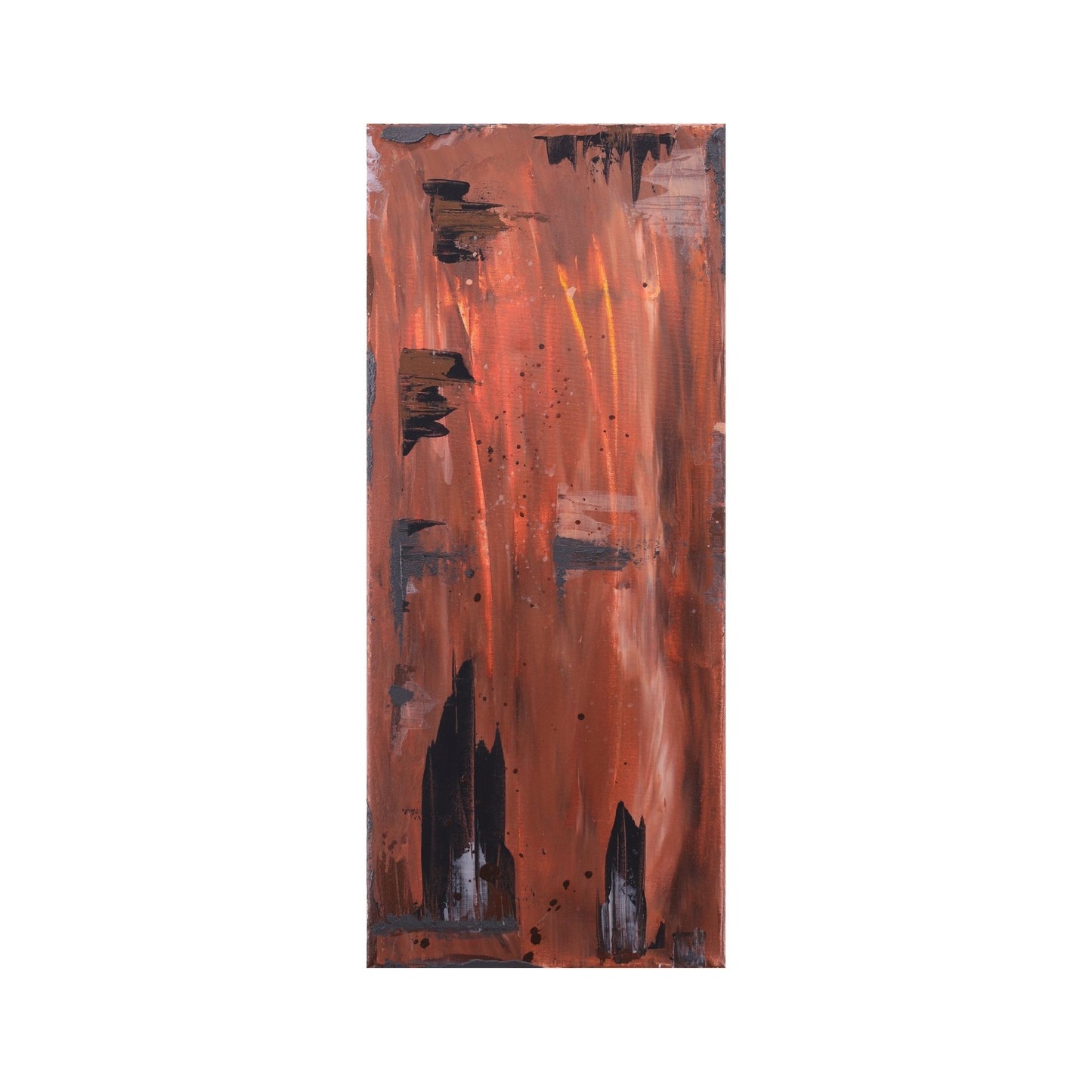 Strukturbild in braunen Farben freigestellt