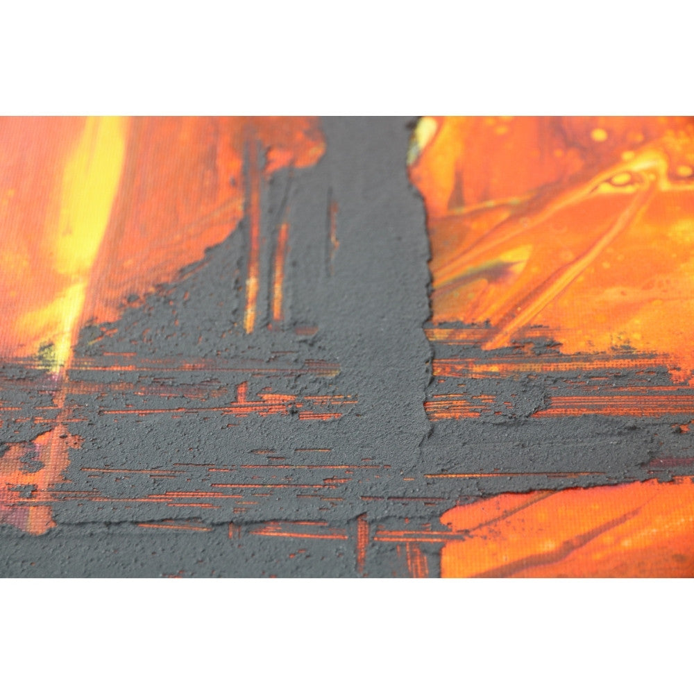 Strukturbild in leuchtenden roten Farben Detailaufnahme Struktur