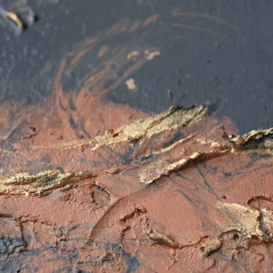 Strukturbild Goldene Strömung 50cm x 70cm