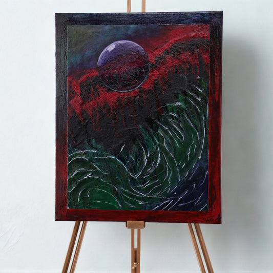 Strukturbild Sphärenwald 40cm x 50cm