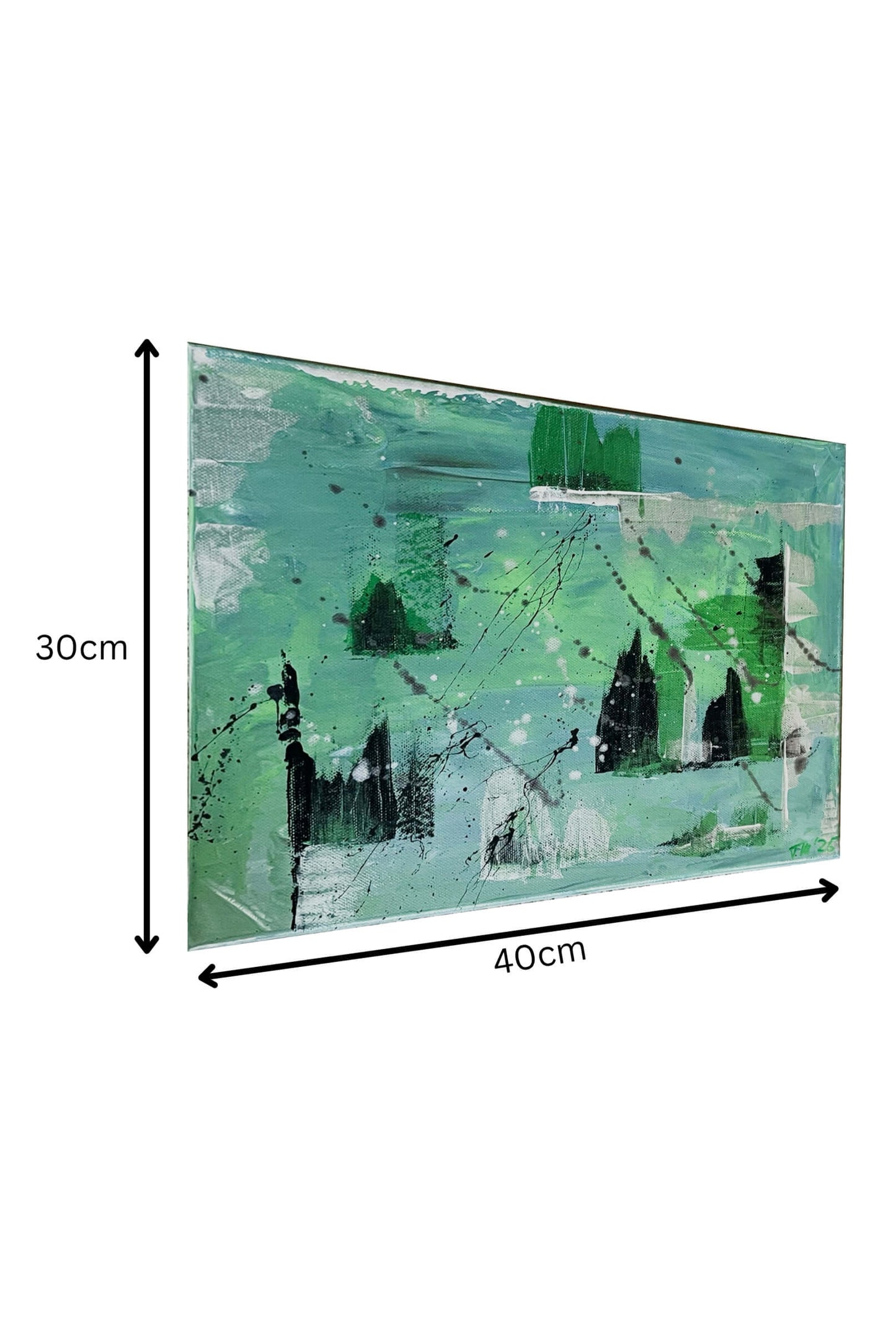 Waldfragment 40cm x 30cm