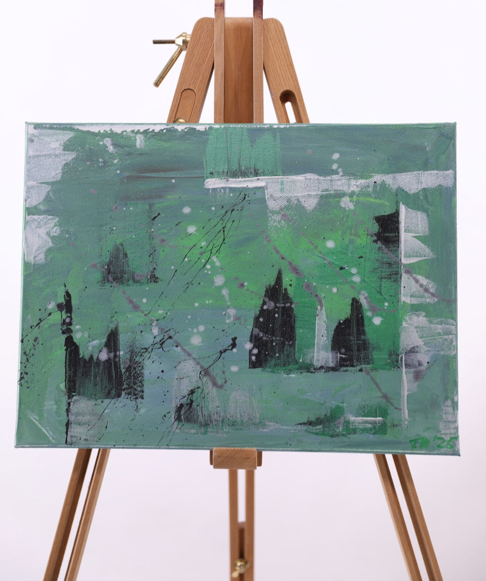 Waldfragment 40cm x 30cm