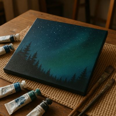 Acrylmalerei Techniken Gemälde