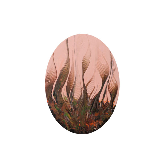 Abstraktes Acrylbild Glutmoment 30cm x 40cm