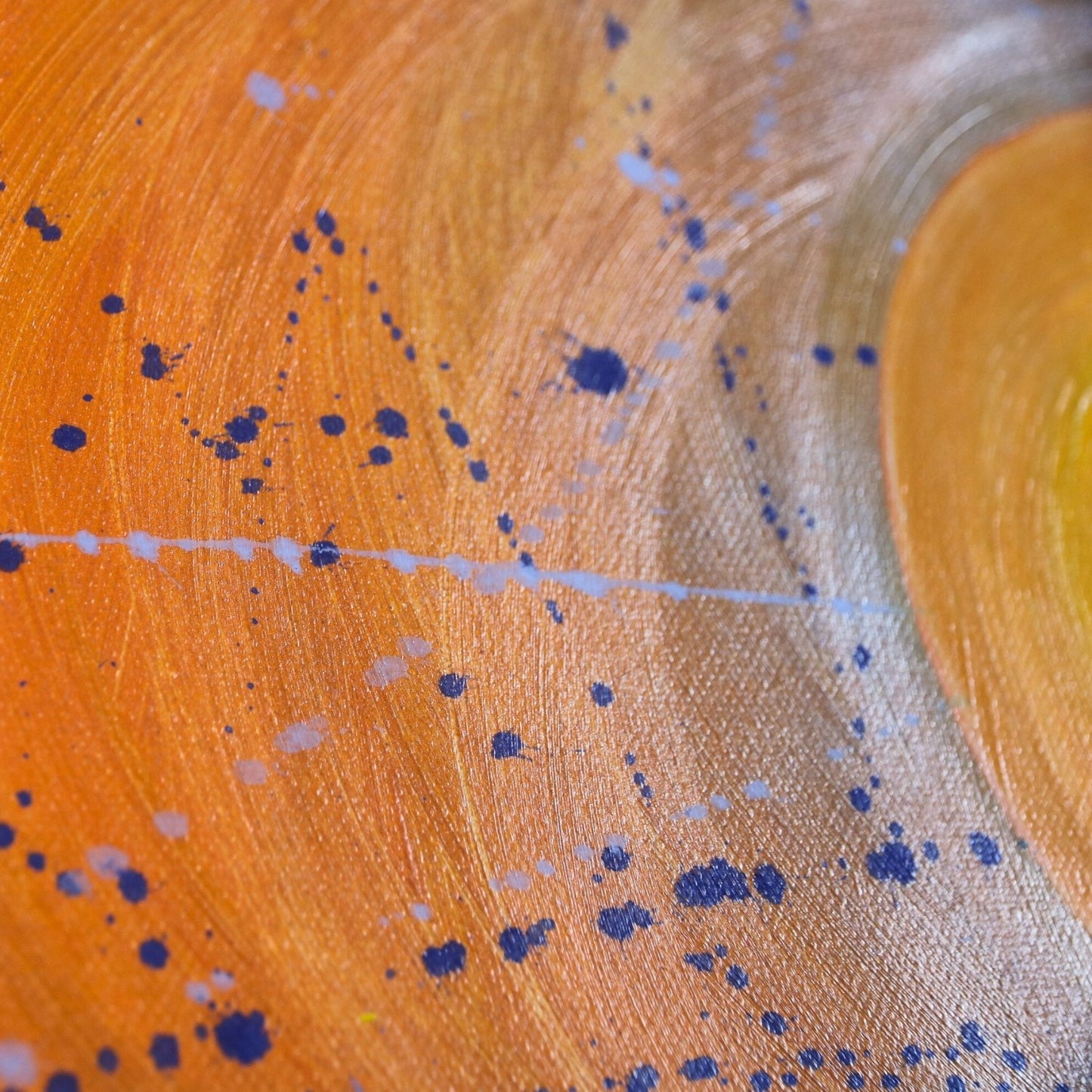 Abstraktes Acrylbild Sonnenklang 40cm x 30cm