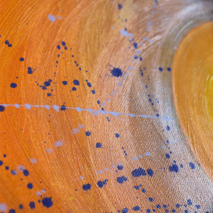 Abstraktes Acrylbild Sonnenklang 40cm x 30cm