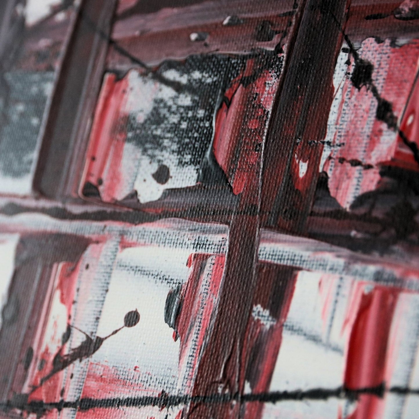 Abstraktes Acrylbild Ruf des Zorns 50cm x40cm