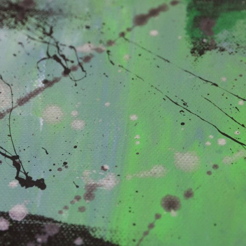 Acrylbilder grün abstrakt