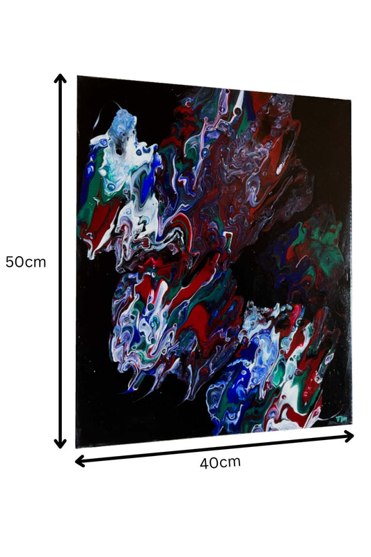 Farbenstrudel 40cm x 50cm