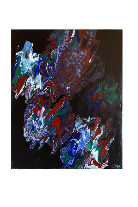 Farbenstrudel 40cm x 50cm