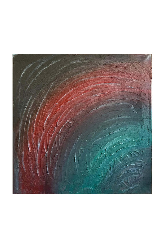 Farbwellen 40cm x 40cm