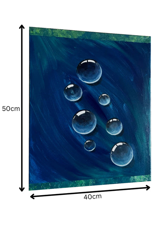 Im Aufstieg der Blasen 40cm x 50cm