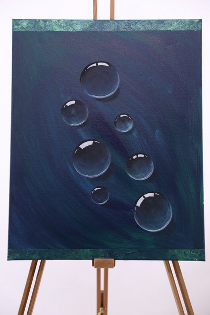 Im Aufstieg der Blasen 40cm x 50cm