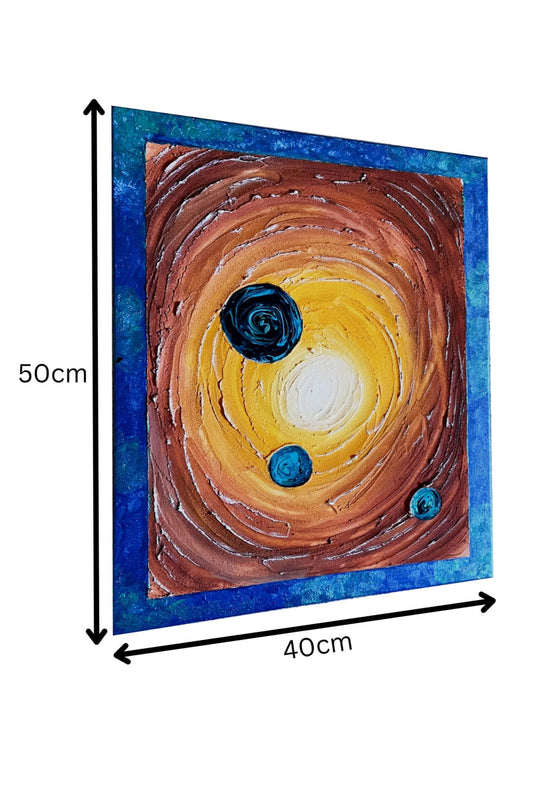 Kosmische Wirbel 40cm x 50cm