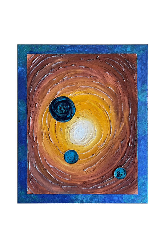 Kosmische Wirbel 40cm x 50cm