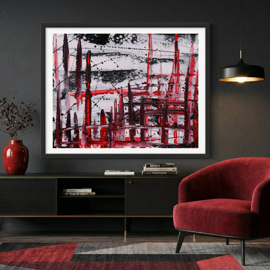 Kunstdruck Poster "Ruf des Zorns"