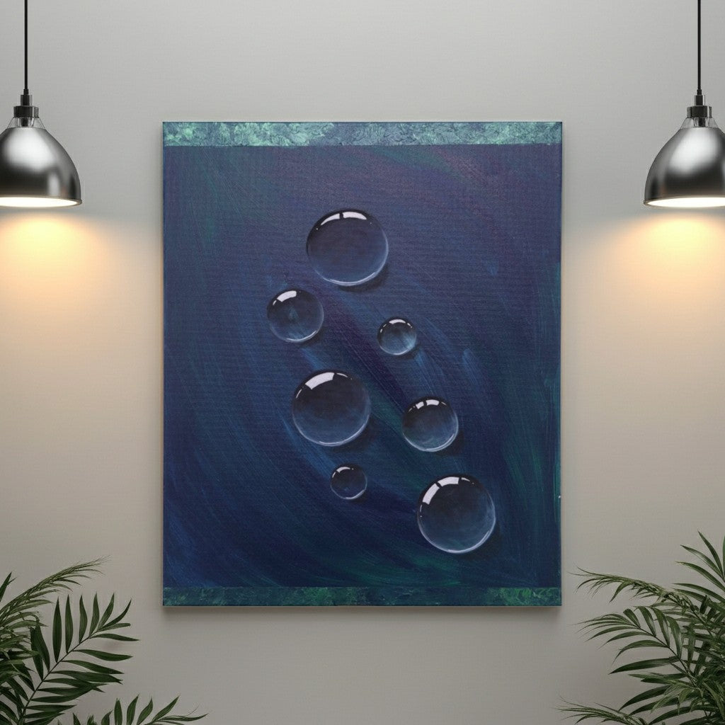 Kunstdruck Poster "Im Aufstieg der Blasen"