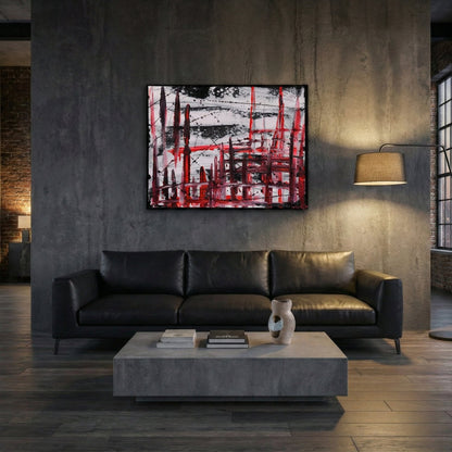 Kunstdruck auf Leinwand "Ruf des Zorns"