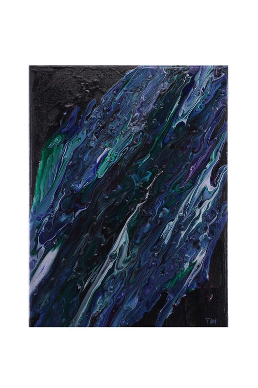 Nordlichtfluss 30cm x 40cm