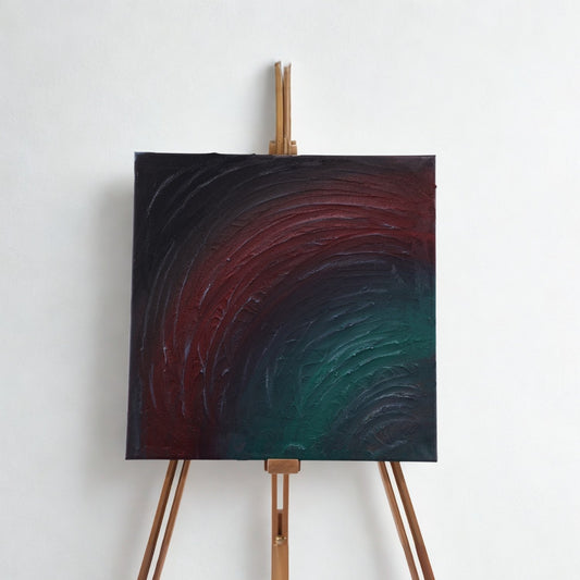 Strukturbild Farbwellen 40cm x 40cm