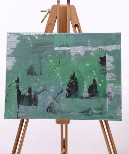 Waldfragment 40cm x 30cm