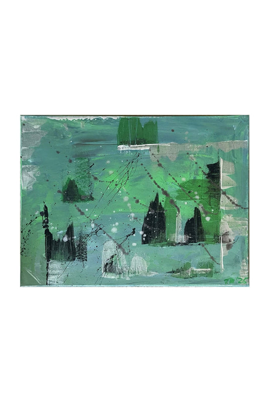 Waldfragment 40cm x 30cm